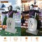 6FT LED Inflatable Halloween Grave & Grim Reaper Yard Blow Up Lighted Decoration